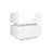 Color High Glossy 2 Drawers Bedside Table With RGB Led Nightstand With Bluetooth Control