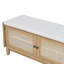 Banc de rangement en rotin avec rangement Boho-1503987382