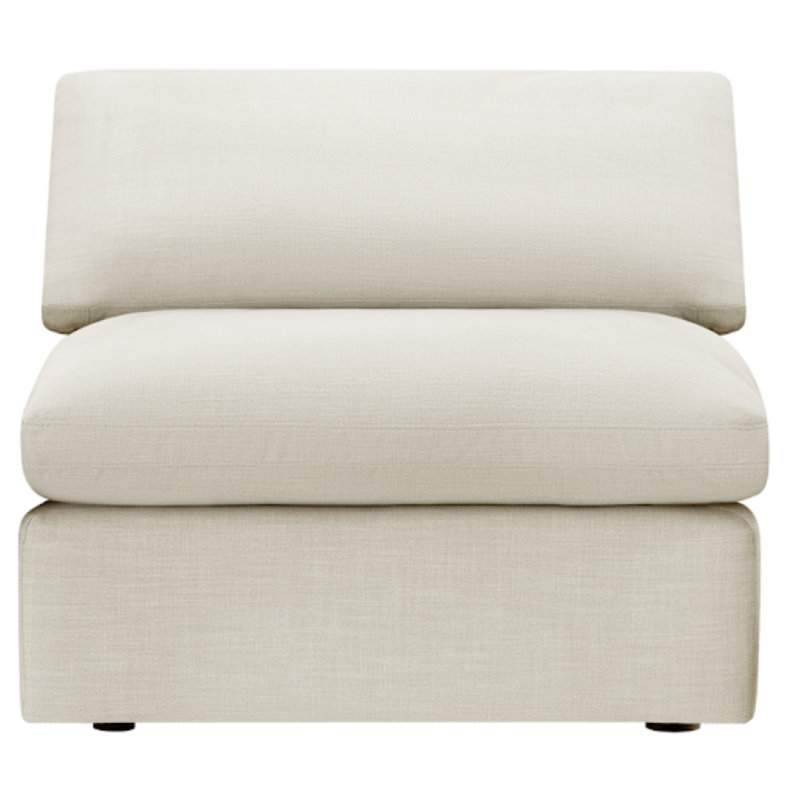 Fauteuil d'appoint rembourré Asher, Lin Performance Effie