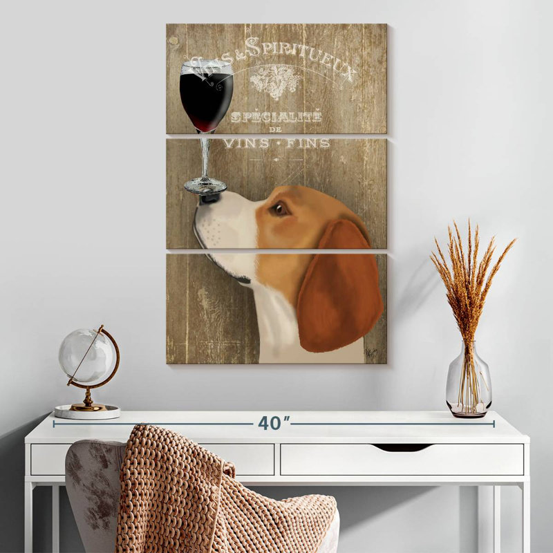 Ketti Dog Au Vin Beagle, H 32 po x l 20 po