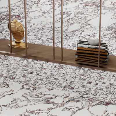 Carreau de mosaïque en porcelaine carré de 11-3 / 4 po x 11-3 / 4 po Touche 2