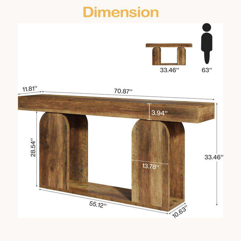 Table de couloir pratique, console, table de canapé
