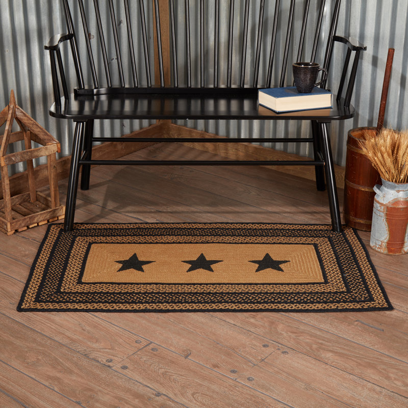 Tapis en jute Farmhouse, Rectangle 2 pi 3 po x 4 pi