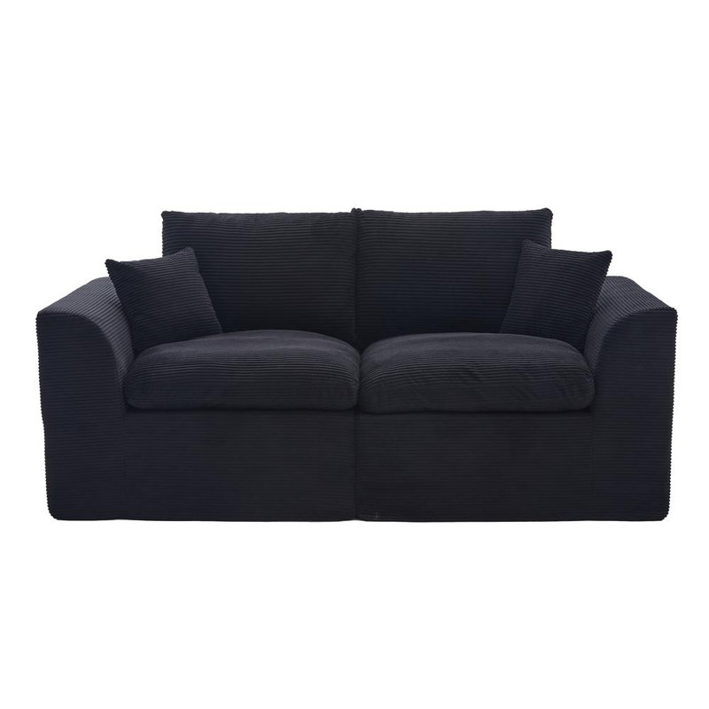 Causeuse (noire), Noir