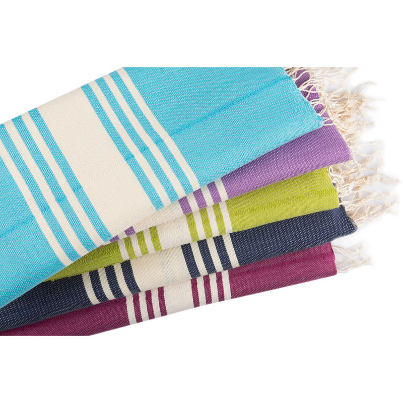 Belinda Cotton Ultra Light Beach Towel, Navy