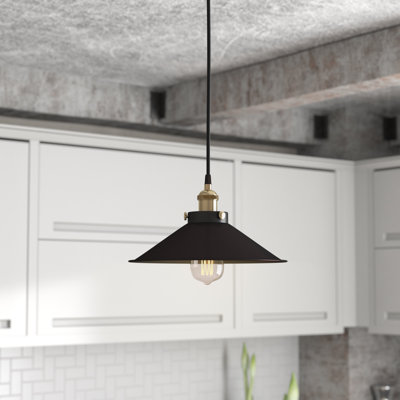 Luminaire suspendu conique à 1 lumière Lepanto