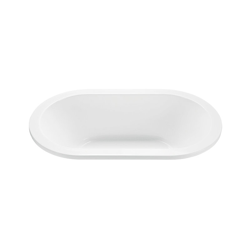 New Yorker 2 Soaker Tub - Matte, Undermount, 22.75" H x 65.5" W x 32" D