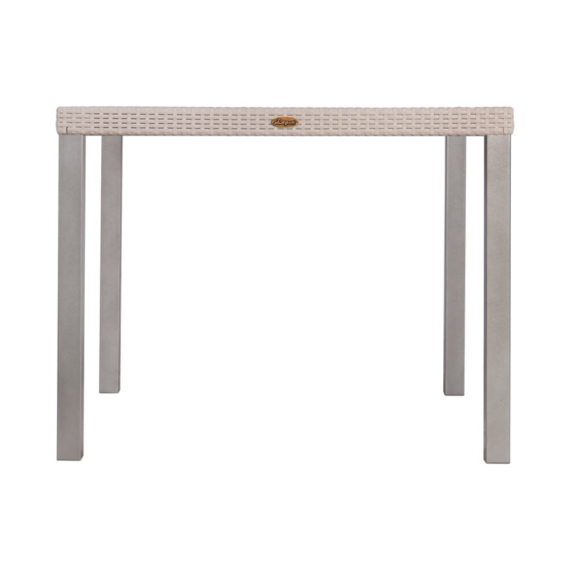 Table d'extérieur Subramaniyam L 37,4 x l 37,4 po Subramaniyam, Gris