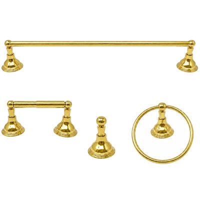 Ensemble de quincaillerie d'accessoires de salle de bain 4 pièces St. Lawrence P4BSTL18
