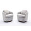 Chaise ergonomique ergonomique en tissu avec base ronde en bois massif gris pour le salon et la chambre à coucher