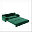 Grand canapé-lit de 66 pouces, canapé-lit convertible 3 en 1 avec rangement latéral, causeuse multifonctionnelle en velours pour le salon et la chambre à coucher-438013448
