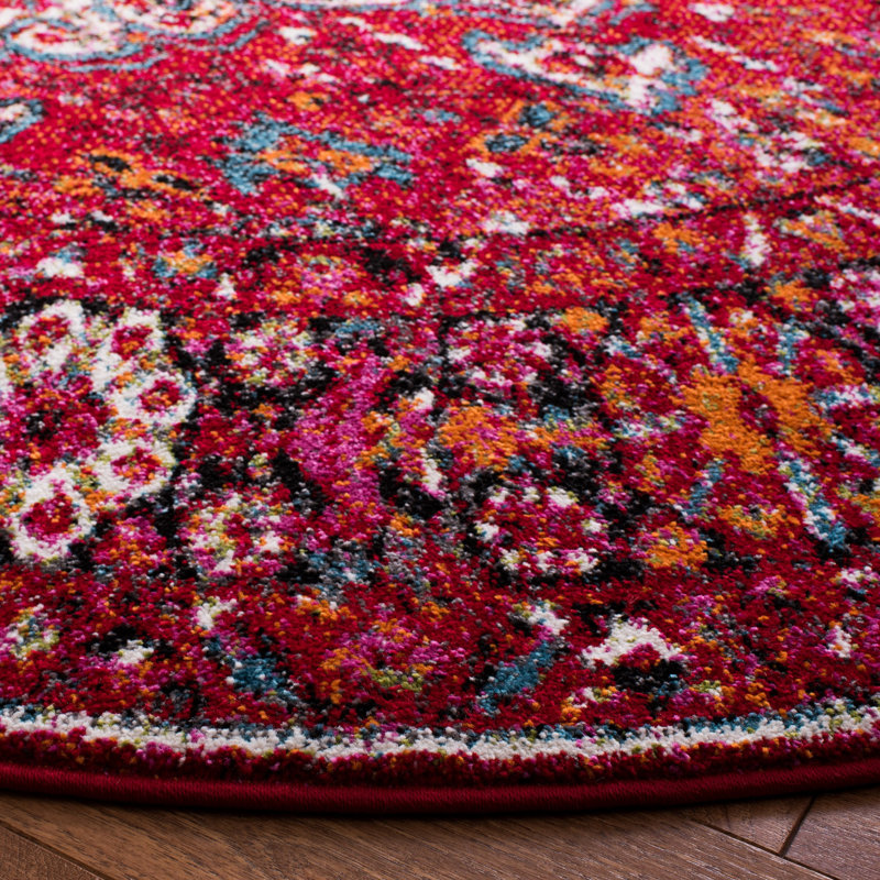 Tapis performance oriental rétro Mcconnell Performance, Rond 5 pi 3 po