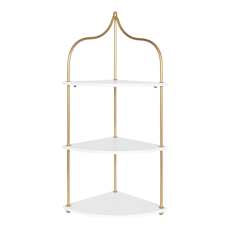 Corner Shower Caddy, Wall-mounted Storage Rack, Angel Wings