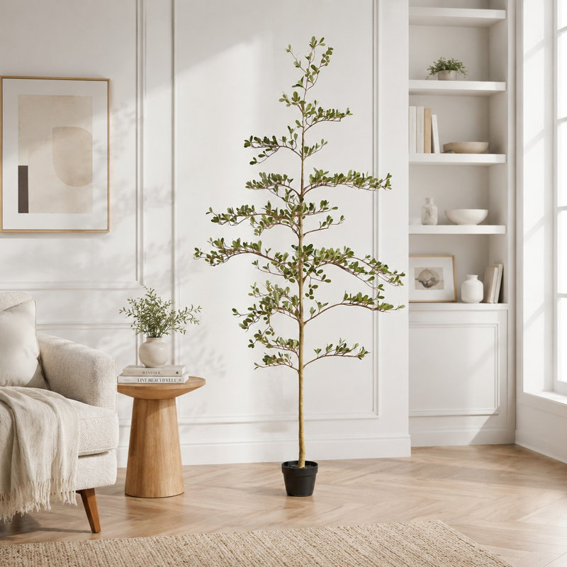 6FT Artificial Olive Tree for Indoor and Covered Outdoor Use