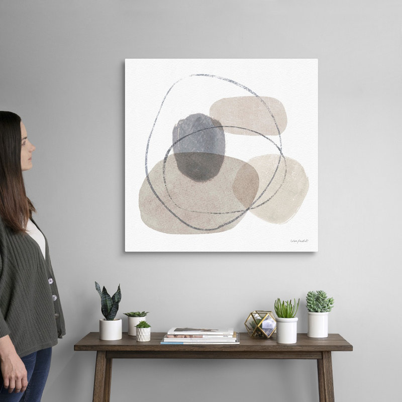 « Think Neutral 07 » par Lisa audit, reproduction d’art sur toile, Toile tendue, H 30 po x l 30 po x P 1,25 po