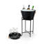 Bac à boisson noir avec support et plateau par Twine Living®