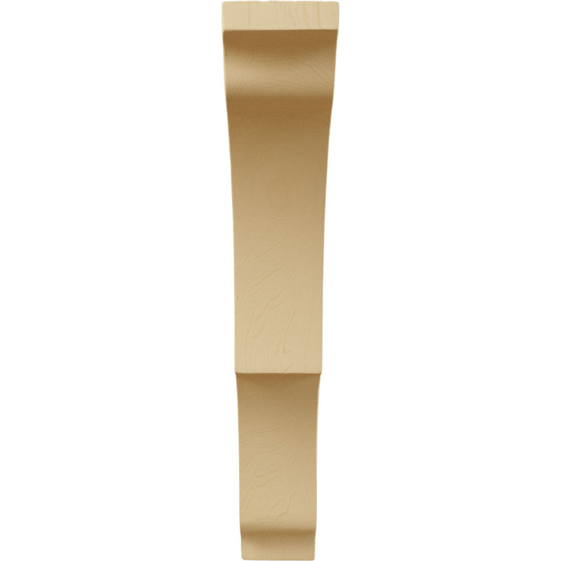 Medium Alder Wood Corbel Bracket, 10.5" Height
