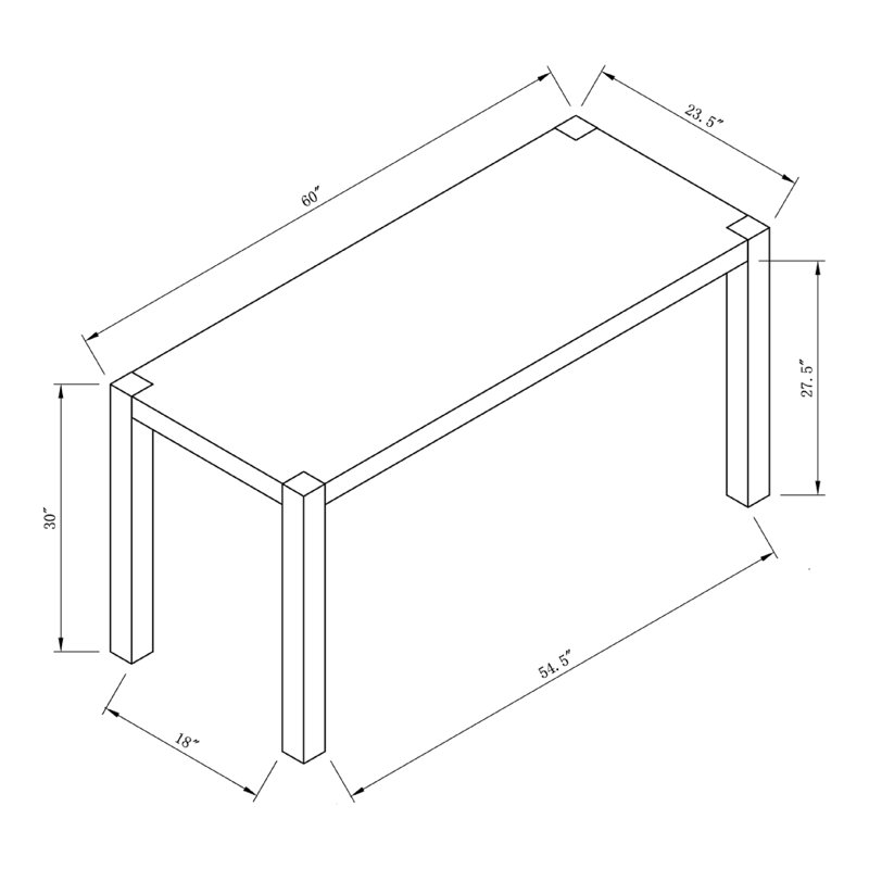 Table de salle à manger Bradburn