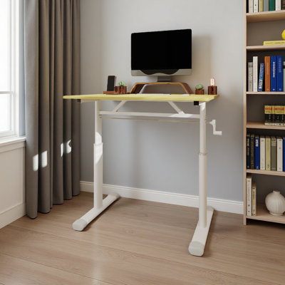 Adjustable Study Desk For Kids & Adults – Height-Adjustable, Multi-Purpose Home/Office Desk, Compact Design