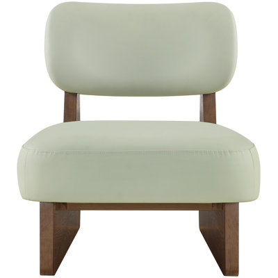 Chaise d'appoint rembourrée en tissu texturé Vetra Lystra