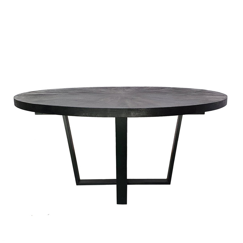 63X63x31" Dining Table, Black