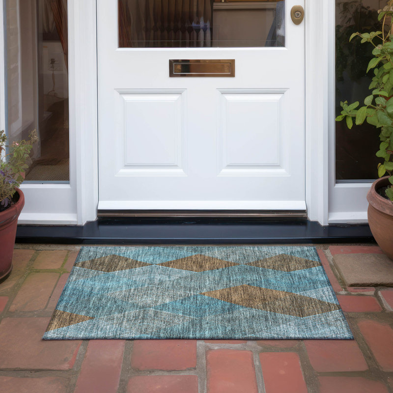Tapis Aquaisha avec envers antidérapant, Rectangle 1 pi 8 po x 2 pi 6 po