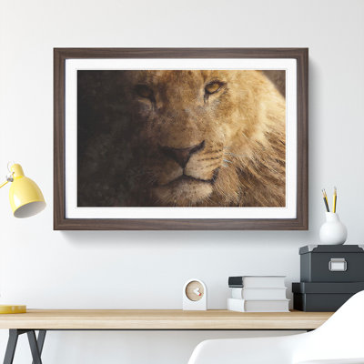 Lion Vol.3 - Picture Frame Graphic Art