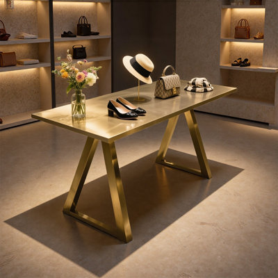 Table de présentation Gold