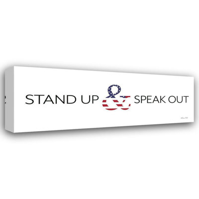 Art sur toile tendue avec Trinx Ball, Susan Gallery: Stand Up and Speak Out