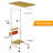 Milliana 33.86'' H Computer Table