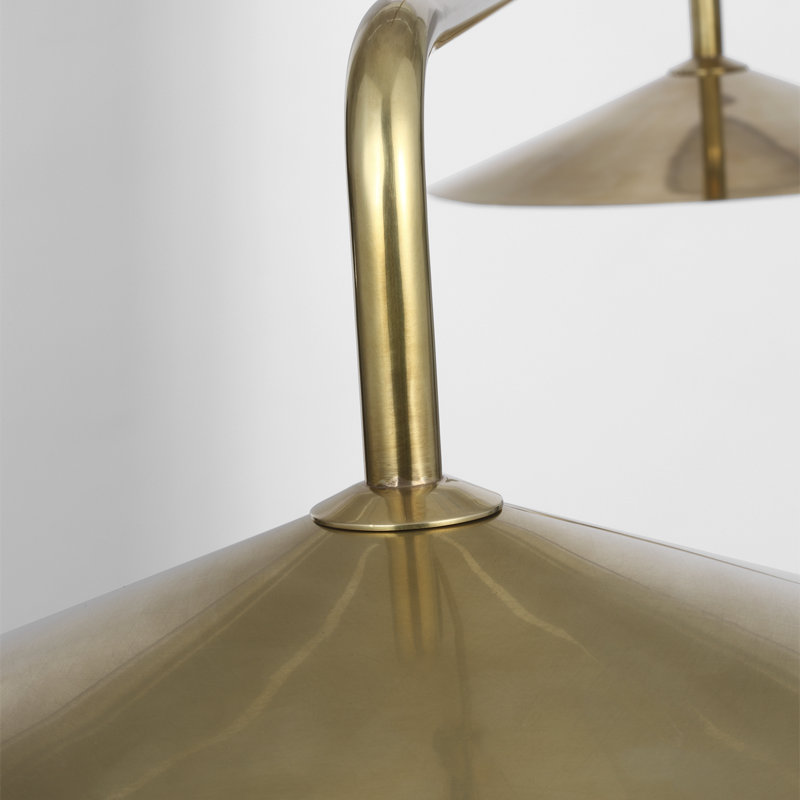 Amber Lewis Ponce 62" Linear Pendant, Brass, Hand-Rubbed Antique Brass