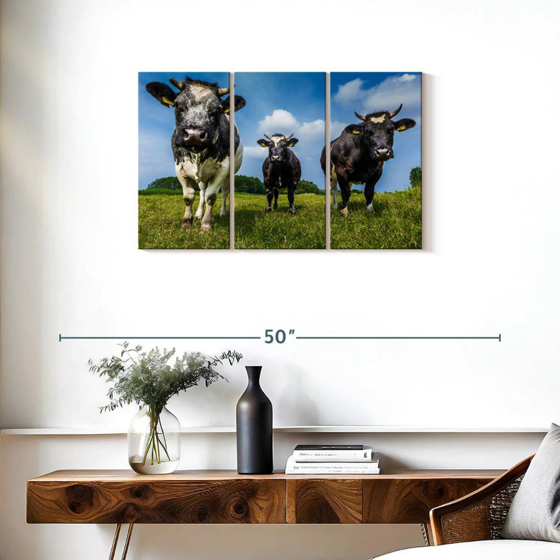 Brampt Cow Gang, H 20 po x l 33 po