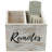 Pergande Brown/White Remote Control Holder-821663603