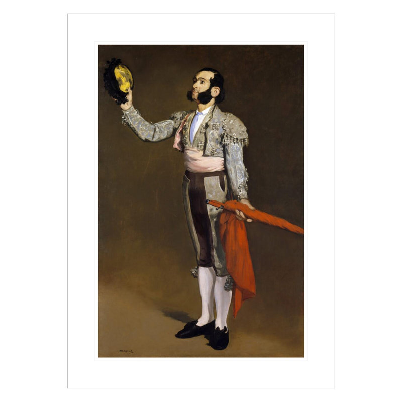 «A Matador» par Édouard Manet, impression giclée sur cadre, H 29,5 po x l 21,61 po