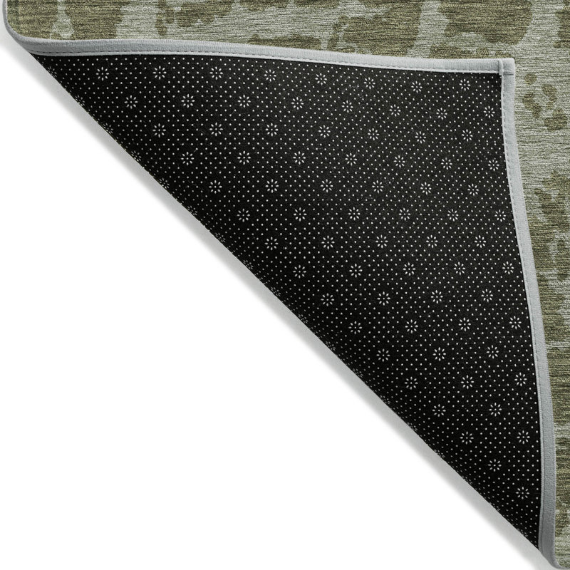 Tapis intérieur / extérieur Kyrie avec envers antidérapant, Rectangle 1 pi 8 po x 2 pi 6 po