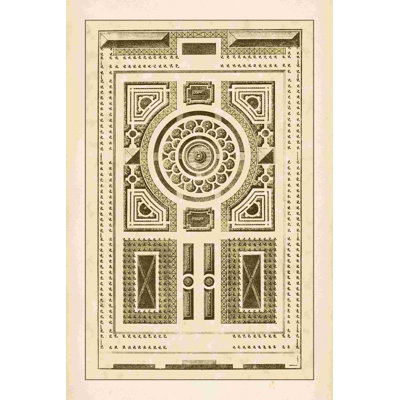 «Garden Maze V» par J.F. Blondel - impression sur toile tendue