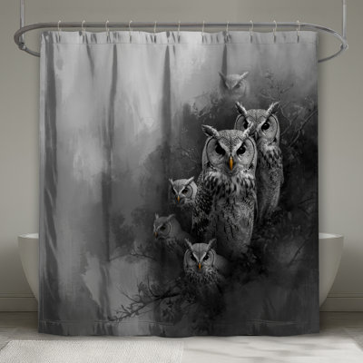 Rideaux de douche Group Of Owls