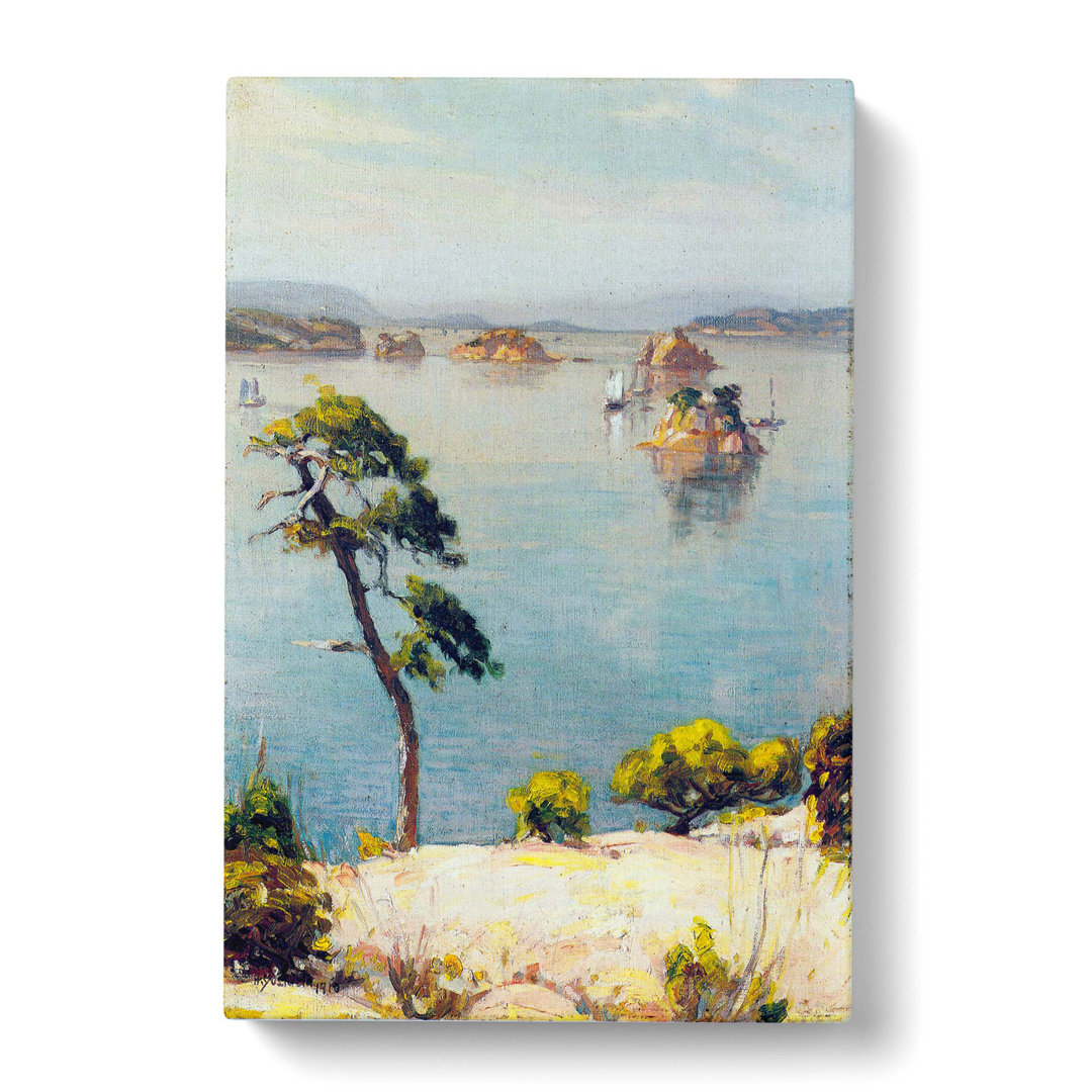 Landshaft by Hiroshi Yoshida - Wrapped Canvas Painting Print