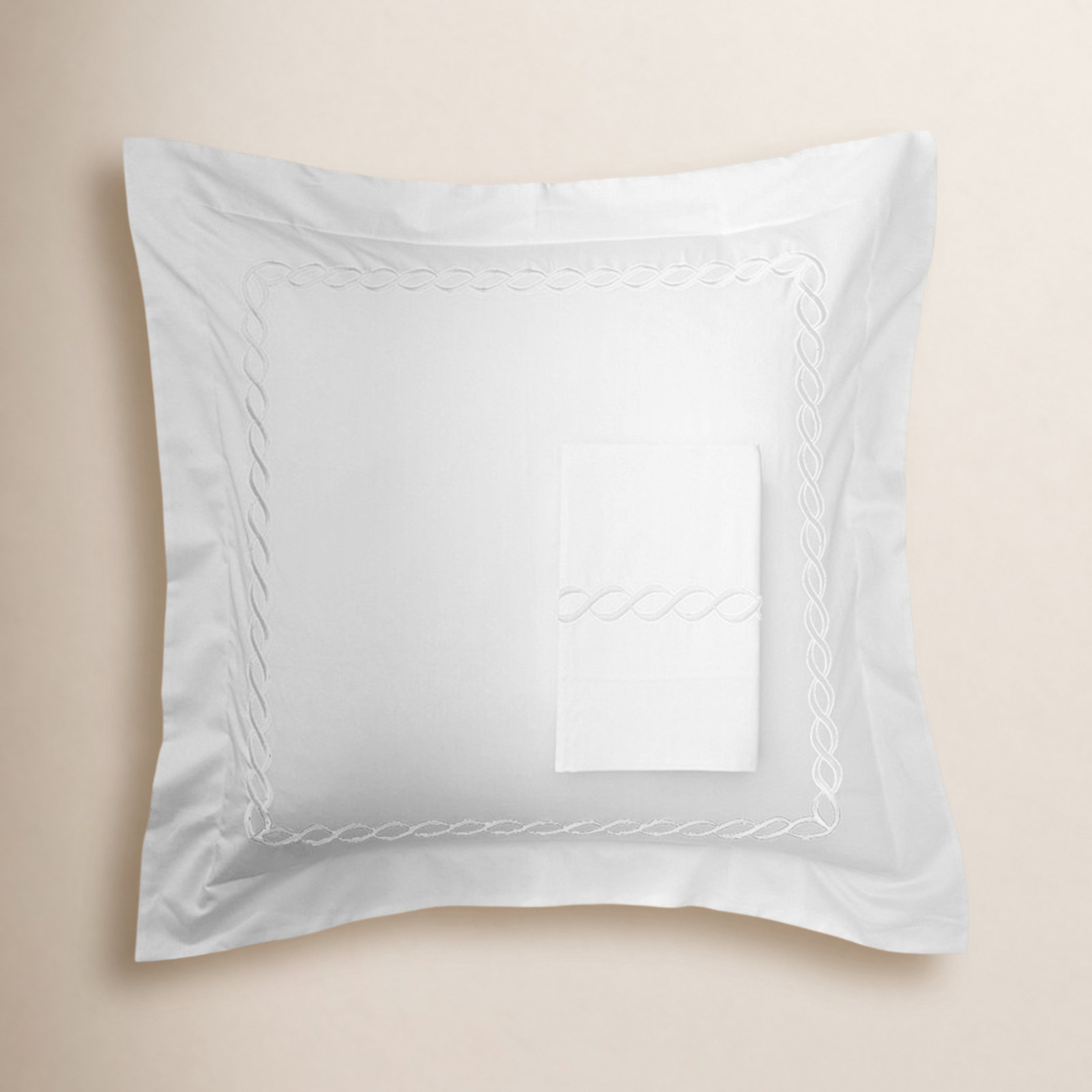 Aubrette Cotton Shams, White