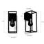 Airielle Steel Flush Mounted Sconce