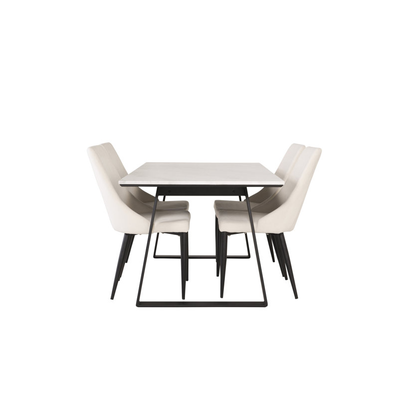 Haslet 4 - Person Dining Set
