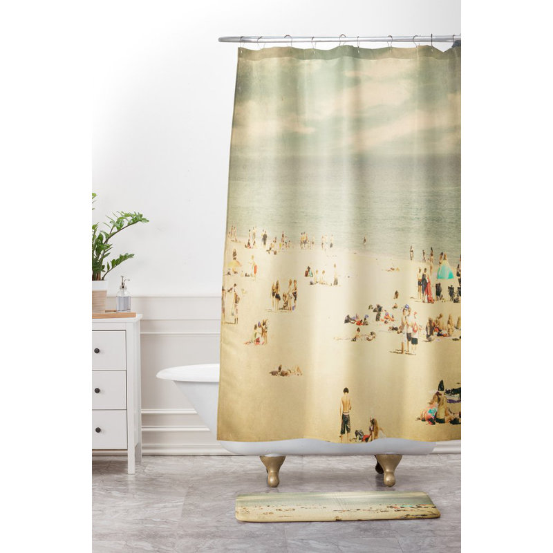 Tapis de salle de bain rétro beach