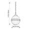 Kacey 1 - Light Bronze Sphere Pendant