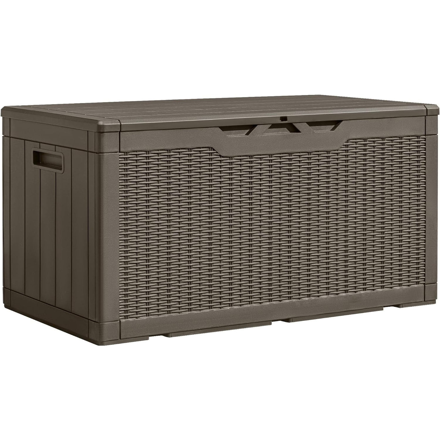 OTOTWER 48'' W 100 Gallons Water Resistant Resin Lockable Deck Box Wayfair
