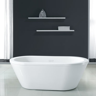 Baignoire de trempage autoportante en acrylique 63 po. X 33 po. Virgo