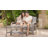 Allcot 2 - Person Outdoor Wicker Sofa with Glass Coffee Table, All Weather High Back Rattan Loveseat Couch with Comfy Cushions-111806495