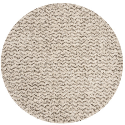 Adessa Shag Performance Chevron Rug