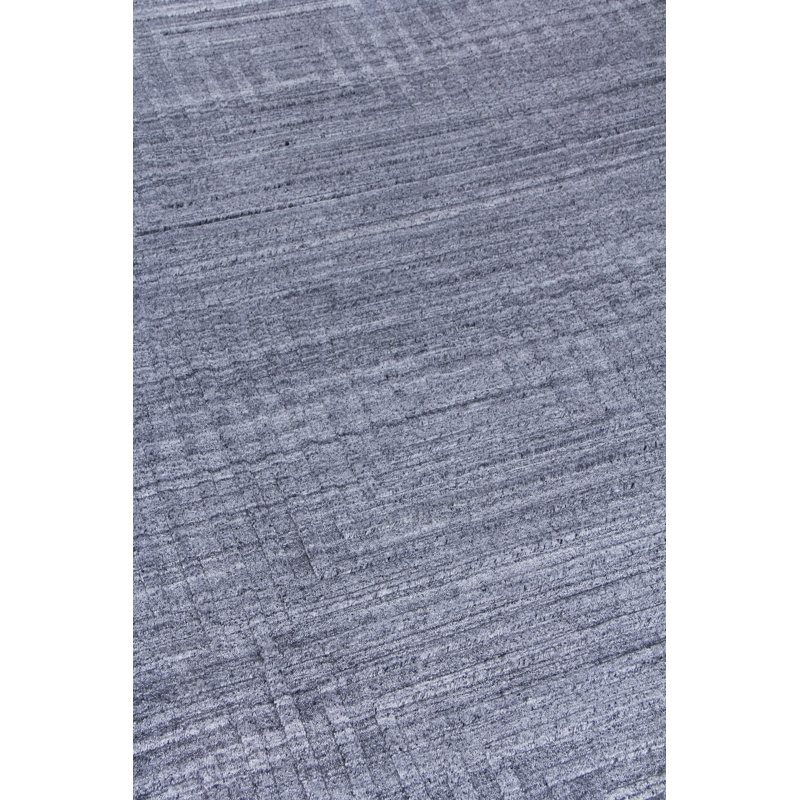 Castelli Geometric Area Rug in Light Silver, Rectangle 10' x 14', Charcoal