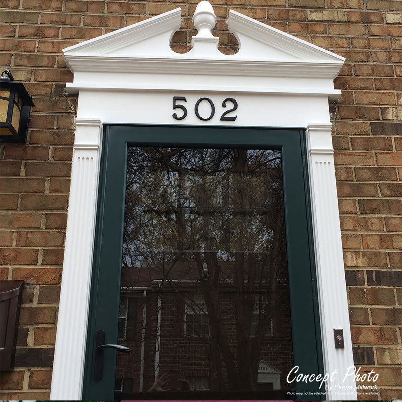 Eyebrow Architectural Grade PVC Pediment, 36" W