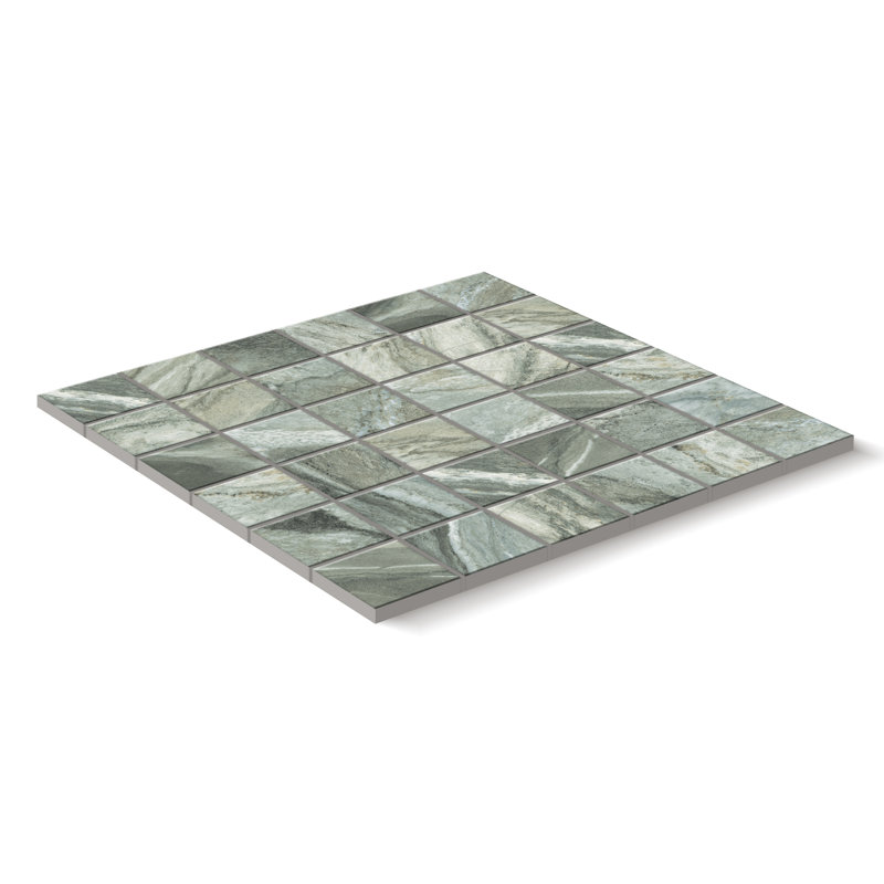 Storm Matte 2x2 Mosaic Square Wall & Floor Tile (12x12 Sheet), Green